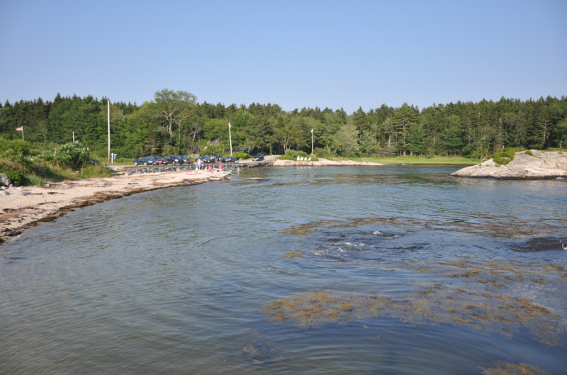 Hendricks Head Beach could become public, pending a town vote. BEN BULKELEY/Boothbay Register